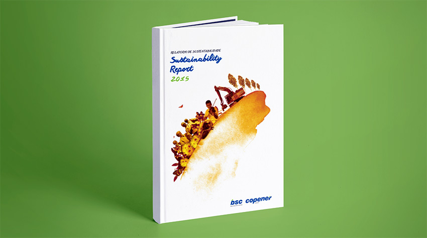 Capa Relatório de Sustentabilidade 2015
